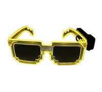 SELVFZ Occhiali da festa illuminati a LED con cornici luminose per discoteche, festival e giorni in costume, unisex, per adulti, occhiali da sole luminosi a LED