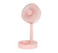 SELVFZ Piccolo ventilatore da tavolo USB pieghevole portatile ricaricabile 2400mAh a batteria raffreddamento silenzioso adatto per casa ufficio viaggio ventilatore pieghevole tascabile