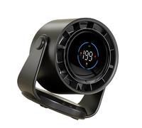 SELVFZ Piccolo ventilatore, ventilatore portatile regolabile di raffreddamento comodo display digitale ventilatore USB ufficio interno adatto per uso interno