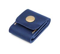 SELVFZ Porta plettri per chitarra, in pelle PU, organizer per custodia, custodia per plettri, plettro per chitarra, Blu
