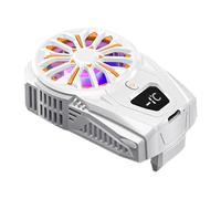 SELVFZ Portatile Semiconduttore Cellulare Coolers Back Clip Veloce Raffreddare Con Display A LED E Luci Colorate Adatta Per Il Gioco Effetti Di Illuminazione Colorati