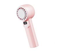 SELVFZ Portatile Ventilatore Palmare 199 Velocità Piccola Scrivania di Raffreddamento Silenzioso Con Display Digitale USB Ricaricabile Tavolo Silenzioso Per Uso U