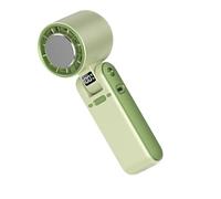 SELVFZ Pratico piccolo ventilatore da tavolo comodo display a LED ventilatore appeso per ufficio dispositivo di raffreddamento ad aria ricaricabile adatto per appendere il collo pieghevole domestico