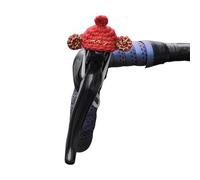 SELVFZ Protezioni per maniglie dei freni a maglia tappi per bici leve dei freni per bambini decorazione morbida decorativa cappello decorativo per bici tappi per leva del freno per bambini decorazione