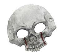 SELVFZ Scheletro a mezzo volto per adulti, scheletro, scheletro, scheletro, scheletro in schiuma, per Halloween, travestimento, cosplay, scheletro