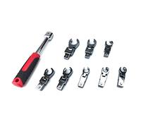 SELVFZ Set di chiavi a cricchetto con testa Set di attrezzi per ingranaggi con tubi metrici, set di chiavi piatte per cacciavite, chiavi a cricchetto