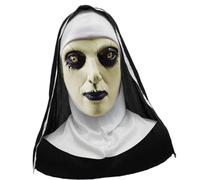 SELVFZ Suora realistica in lattice con design horror dettagliato per cosplay di Halloween e feste a tema suora realistica in lattice per cosplay