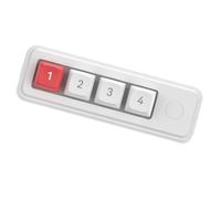 SELVFZ Tastiera piccola Tastiera da gioco meccanica a 4 tasti Tasto programmabile Doppia connessione TypeC con illuminazione a LED Tastiera a LED Tastiera da gioco USB C