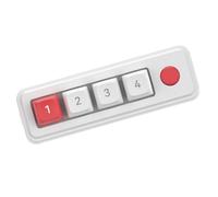 SELVFZ Tastiera piccola Tastiera da gioco meccanica a 4 tasti Tasto programmabile Doppia connessione TypeC con illuminazione a LED Tastiera a LED Tastiera da gioco USB C