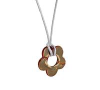 SELVFZ Temperamento Lungo Lace Up Collana Elegante Hollow Fiore Pendente Collana Girocollo Collane Collane Gioielli Acrilico Fiore Ciondolo Collana Lace-up Collana