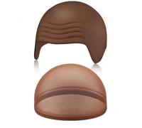 SELVFZ Trucco Testa Calva Parrucche Cappelli Falso Calvo Parrucche Calve Caps Per Adulti Bambini Halloween Cosplay Party Costume Accessori Unisex
