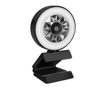 SELVFZ Webcam multiuso Azionamento girevole ad alta efficienza Autofocus Riduzione del rumore Video Insegnamento Trasmissione in diretta Videocamera per computer per squadre Luce Clip Supporto di