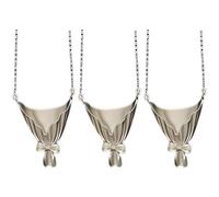 Selvotran 3 collane fai da te, mini ciondolo a forma di vaso indossabile con dettaglio a fiocco, gioielli floreali in argento opaco per composizioni floreali fresche o secche, regalo romantico fatto a