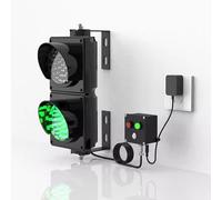Semaforo A LED, 2 Luci Rosso/Verde, Luce Baia di Carico, Lampada per Parete, per Montaggio Interno Ed Esterno
