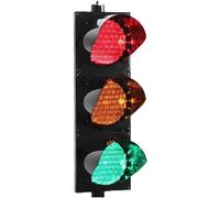 Semaforo a LED, semaforo a LED a 3 luci, Decorazione da Parete con Telecomando - Semaforo Industriale, indicatori Rossi/Gialli/Verdi per casa, Garage, casello autostradale, parcheggio e altr