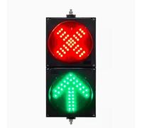 Semaforo a LED, semaforo con Freccia Rossa e Verde, semaforo, indicatore di barriera per Scuola Guida a LED, Impermeabile e Antipolvere IP53, Tensione 220 V, Adatto per Ponte bascula, Cancel