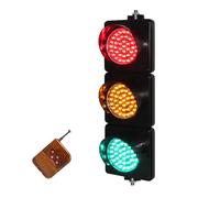 Semaforo a LED, semaforo Rosso/Giallo/Verde, semaforo a LED Industriale con Telecomando, per Strade, caselli autostradali, banchine di attracco (24 V)