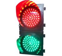 Semaforo da 200 Mm / 8 Pollici, Semaforo A LED Industriale, Lampada da Parete Rossa/Verde A 2 Colori, Segnali Stradali per Auto E Pedoni, Accessorio Ideale per La Co, Constant Light Cycle, 12V