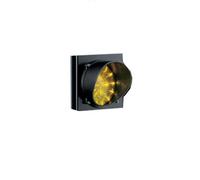SEMAFORO GIALLO SINGOLA LUCE 230V LED LAMPADA MONOLAMPADA PARCHEGGIO IMPIANTO