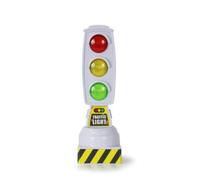Semaforo Giocattolo Bambini Dispositivo Stradale Mini Luci Suoni Base Ferma Plastica Finitura Dimensioni 4.3x4.3x13.3cm Adatto a Attività Educative , Bianco , Semaforo Con Luci E Suoni