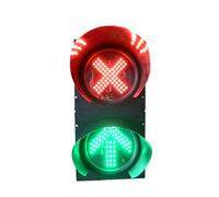 Semaforo, Indicatore Luminoso Da 200 Mm, Semaforo A LED, Segnaletica Di Sicurezza Stradale Con Staffa Metallica, Freccia Rossa X Verde 2 Luci, Uso Perfetto For L'insegnamento, La Scuola Guida
