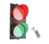Semaforo industriale a LED, luce di segnalazione rossa/verde, Alloggiamento PC impermeabile IP65, Luce di avvertimento dell'obiettivo della ragnatela, Indicatore della baia del bac