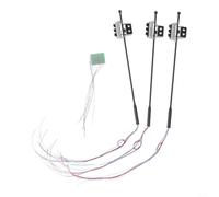 Semaforo Modellismo 1:32 con LED e Cavi Inclusi | 3 semafori pedonali, luci LED verde giallo, cavo incluso, scala 1:32, perfetto per plastici