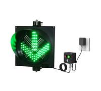 Semaforo Rosso/Verde, con Pulsante di Controllo, semaforo Industriale a LED da 300 mm (12 Pollici), Luce di Segnalazione a X/Freccia, Lampada di Segnalazione for Parete, for Strada