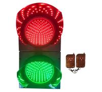 Semaforo rosso/verde, Semaforo 200 2 in 1 Segnale Rosso Verde con Telecomando 12V/24V for Strada, Pedaggio, Autolavaggio