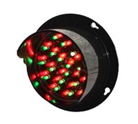 Semaforo,Segnale Stradale A LED Con Visiera 100,Semaforo Stop-and-Go Facile Da Installare,Adatto For Strade,Incroci,Ponti Curvi,Stazioni Di Pedaggio,Autolavaggi(Bi-Colour Cartridge 24V)