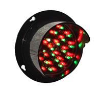 Semaforo,Segnale Stradale A LED Con Visiera 100,Semaforo Stop-and-Go Facile Da Installare,Adatto For Strade,Incroci,Ponti Curvi,Stazioni Di Pedaggio,Autolavaggi(Bi-Colour Cartridge 12V)