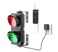 Semaforo, Semaforo LED per Esterni, Telecomando, Plug and Play, Adatto per Incroci e Gallerie Minerarie