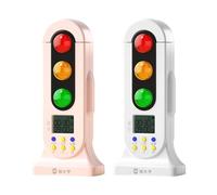 Semaforo visivo - Apprendimento visivo, segnale silenzioso per il conto alla rovescia, strumento per la gestione del in classe per bambini, dispositivo scuola materna casa cucina ufficio |