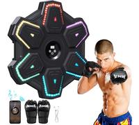 semai Music Boxing Machine, Bluetooth Boxing Machine con musica, LED montato a parete con 9 modalità di velocità e modalità di conteggio, attrezzatura elettronica per allenamento a casa, palestra