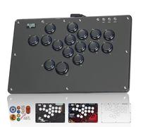 Semaiki Tastiera da gioco U16 All-Button con Custom RGB & Turbo Functions, Arcade Stick Tastiera da gioco per PC/Switch/PS4/PS3, supporta hot-swap e SOCD