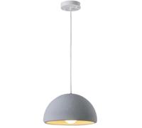 SEMANHUA Lampada A Sospensione Rotonda Nordic Art Cream - E27/E26 A Per Isola Cucina, Sala Da Pranzo, Camera Letto E Altro Ancora(Dark color)