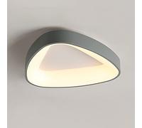 SEMANHUA Plafoniera Triangolare Lanterna da Soffitto A Tre Colori Lampada da Soffitto A LED Dimmerabile Lampada da Soffitto A Energia for Interni Sala Conferenze Plafoniera da Incasso (Size : D: 30CM