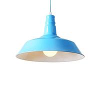 SEMANHUAOZ Lampade a Sospensione Color Macaron E26, Lampada a Sospensione in Stile Industriale Americano Regolabile in Altezza, con Lampada Rustica, Lampade a Sospensione Decorative Artigianali a soff