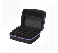 Semazz Contenitore per Oli Essenziali,30 Griglia Scatola Cassetta di Olio Essenziale Rigido Valigetta da Viaggio Organizzatore per Bottiglie 5ml 10ml 15ml