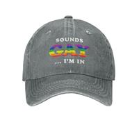 Sembra Gay, Sono Dentro Uomini Donna Cappelli da papà Leggera Cappello da Sole Traspirante Trucker Cappellino per Caccia Viaggi All'Aperto