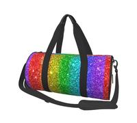 Sembra un arcobaleno con paillettes, Borsone da viaggio di grande capacità Borsa rotonda Borsa da viaggio sportiva Borsa da viaggio Borsa da fitness