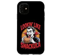 Sembra uno spuntino divertente vampiro Halloween hamburger Custodia per iPhone 11