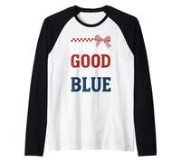 Sembrava buono da qui blu softball mamma arbitro baseball Maglia con Maniche Raglan
