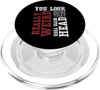 Sembri davvero strano farlo con la testa - Divertente PopSockets PopGrip per MagSafe