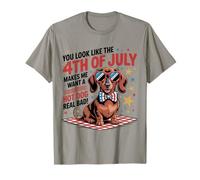 Sembri il bassotto hot dog del 4 luglio Maglietta