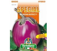 Sementi di ortaggi ibride e selezioni speciali ad uso amatoriale in buste termosaldate (80 varietà) (MELANZANA BEATRICE F1)