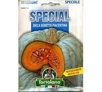 Sementi di ortaggi ibride e selezioni speciali ad uso amatoriale in buste termosaldate (80 varietà) (ZUCCA BERETTA PIACENTINA)