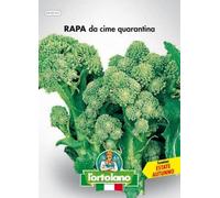 Sementi orticole di qualità l'ortolano in busta termosaldata (160 varietà) (RAPA DA CIME QUARANTINA)