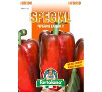 Sementi SPECIAL di qualità Ibride e Selezioni Speciali per l'orto Hobbystico in bustina termosaldata (Peperone Kadmio F1)