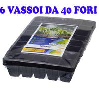Semenzaio plastica per semina piantine vasetti vassoio mini serra per semine